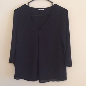Black blouse 3/4 sleeve